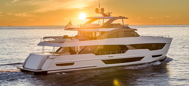 Yacht on the water