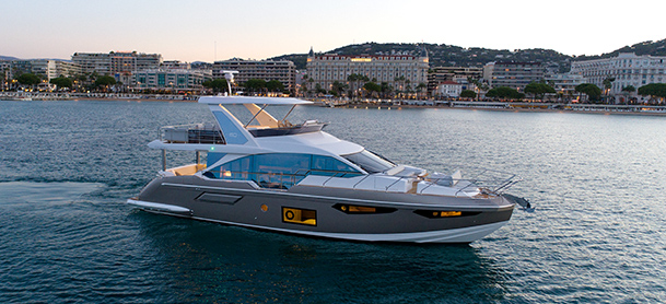 Yacht on water