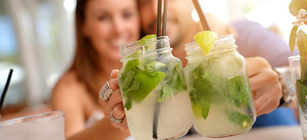 jars of mojitos