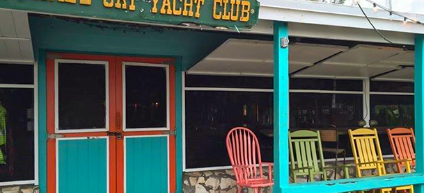 Front of yacht club