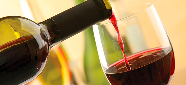 Wine being poured