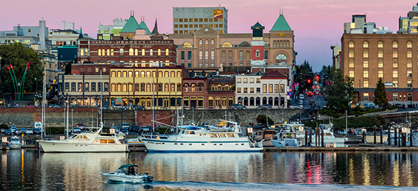 City along water