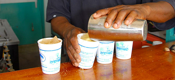 Drinks being board