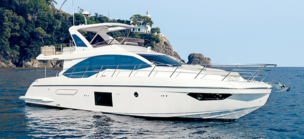 Yacht on water