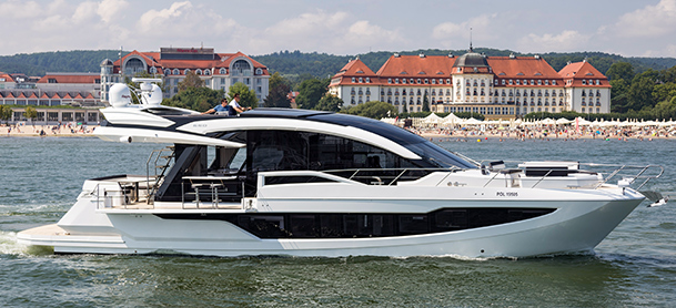 Yacht aboard water