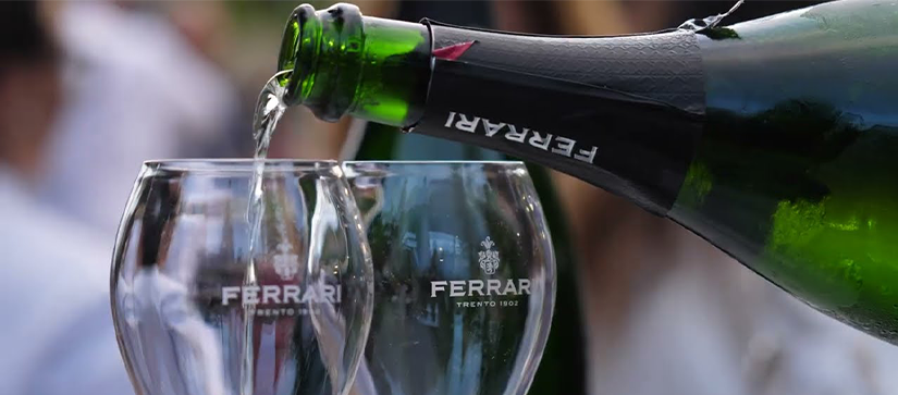 Wine being poured