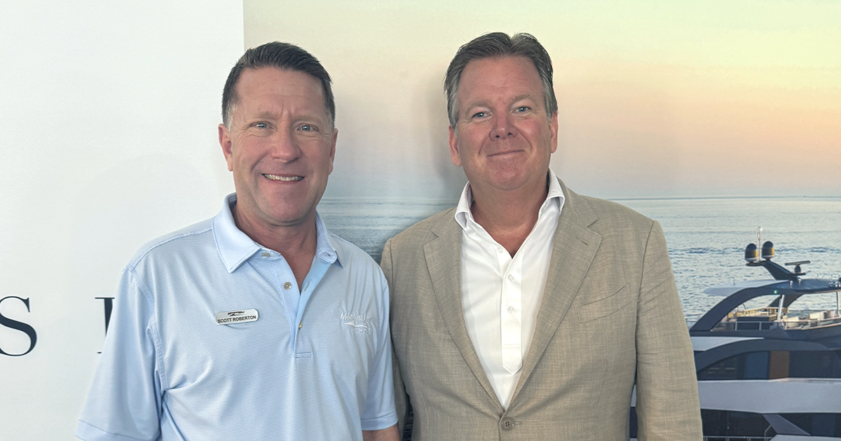 MarineMax Senior Yacht Consultant Scott Roberton Named 2024 Ocean Alexander Annual Sales Award Winner